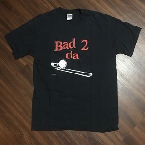 Bad 2 Da Bone Tshirt Black Size M